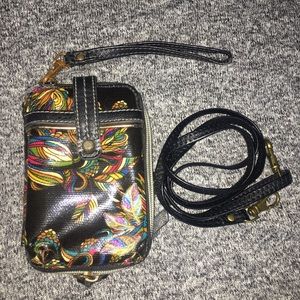 Sakroots Wristlet and Phone Holder